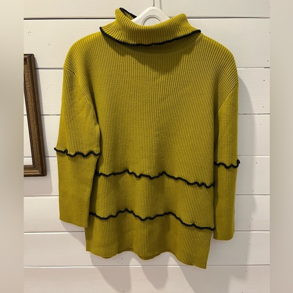 📍animale STUDIO Wool Blend Turtleneck Sweater - Size L - Picture 1 of 8